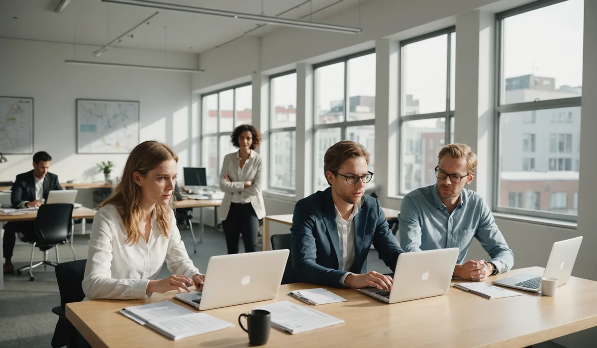 Candidharbor team working in New York office